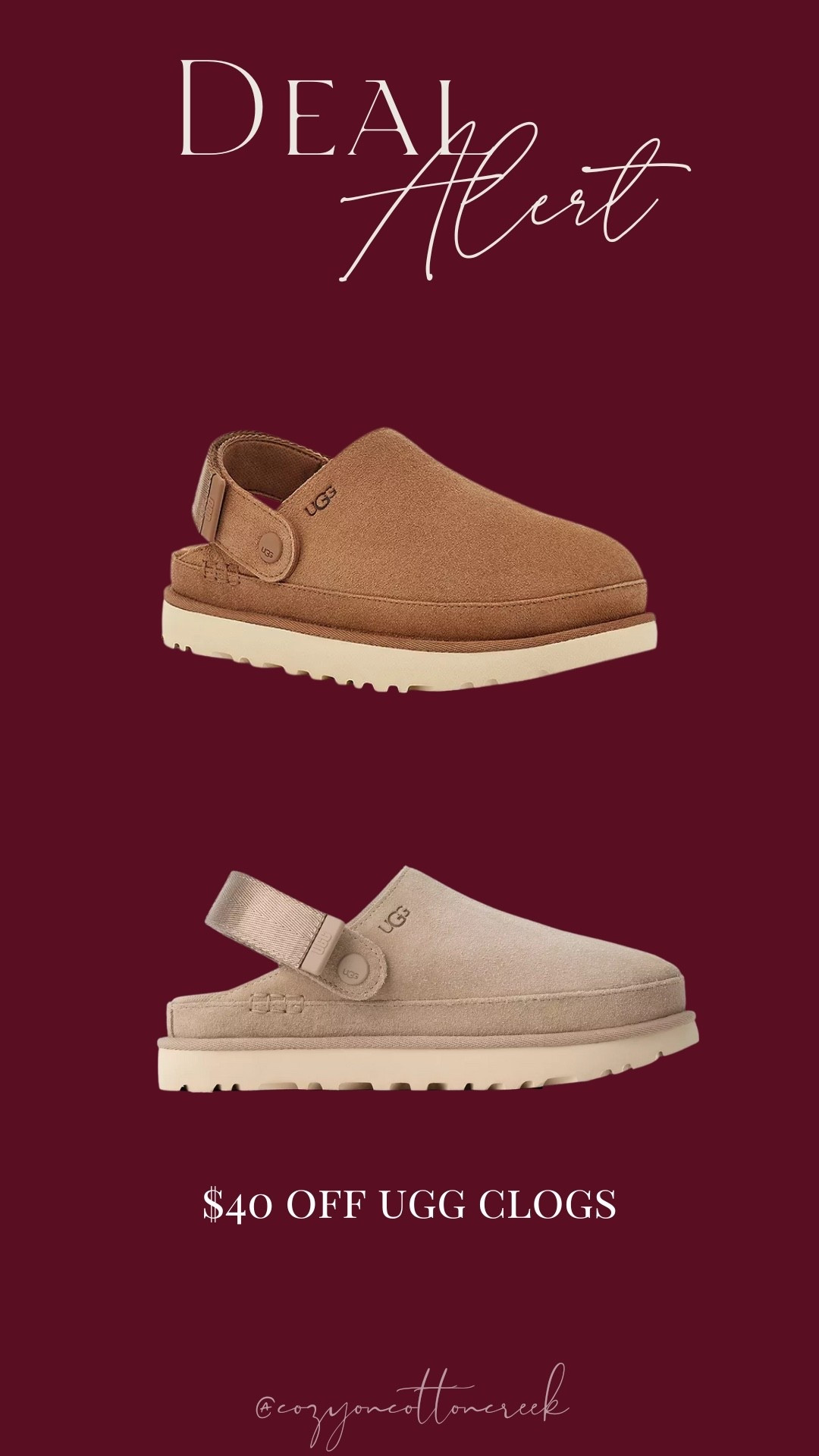 Ugg clogs on sale! $40 off

#LTKSaleAlert #LTKGiftGuide