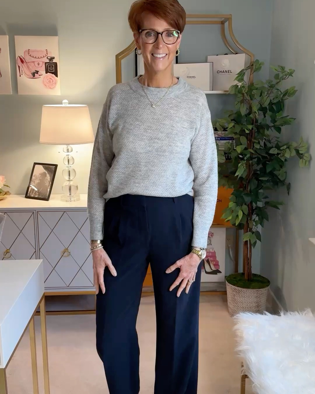 ✨New Fall Must-Haves!✨ 

Ready to elevate your timeless wardrobe? 

I've got three versatile pieces you'll love for effortless chic style! 💫 

First, the grey cashmere crew neck sweater — cozy up in luxury. 
Next, the brown ribbed knit crewneck sweater — perfect for layering or wearing solo. 
And finally, the ivory tie neck washable silk blouse — your go-to for a polished, classic look. 

Watch how I style these staples multiple ways, from casual to elevated! 
Which piece would you wear first? Let me know below!👇



#TimelessStyle 
#FallFashion2024 
#CashmereSweater 
#KnitSweaterWeather 
#ClassicEverydayFashion"


#LTKOver40 #LTKFindsUnder100 #LTKWorkwear