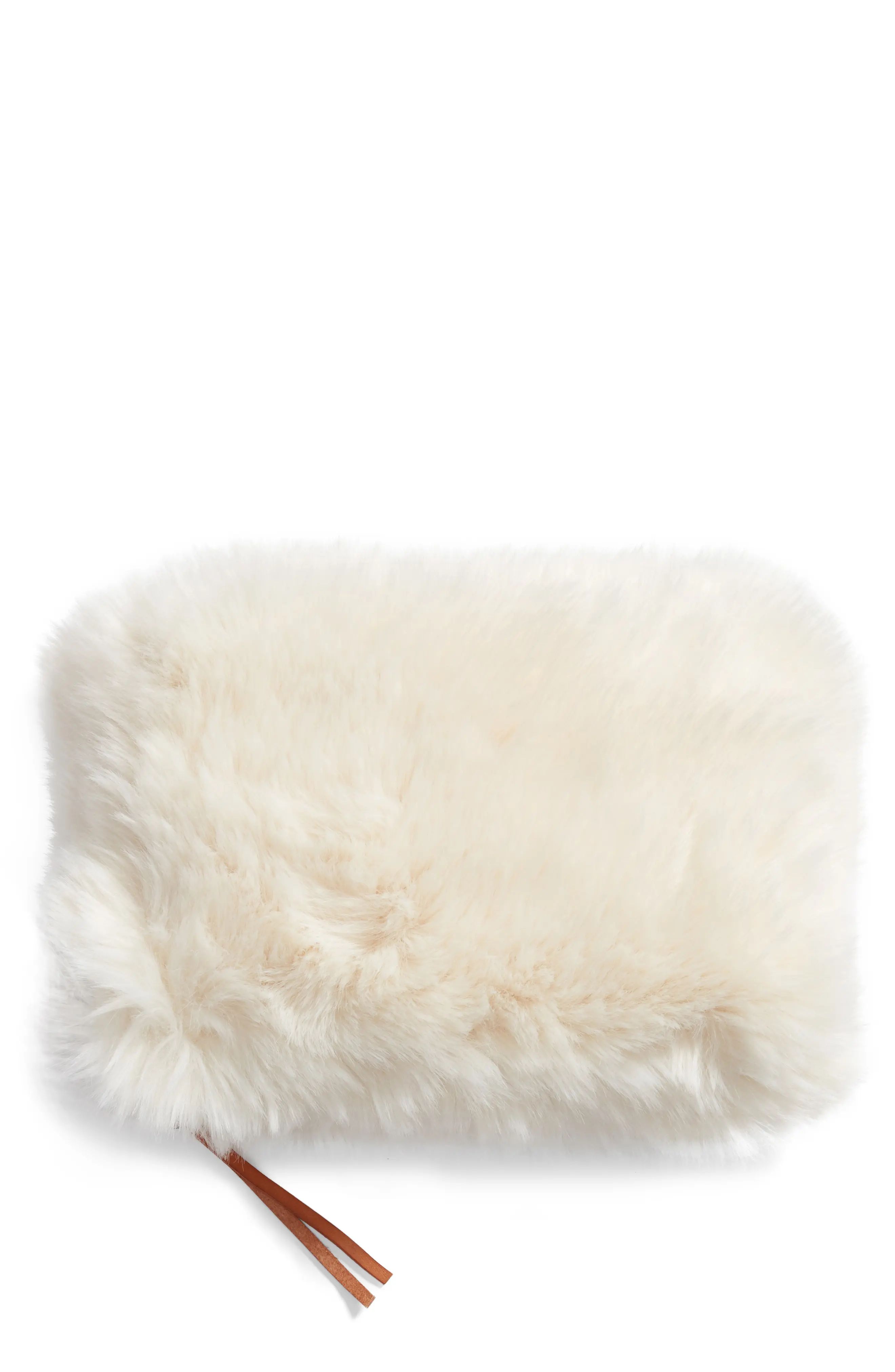 Cuddle Up Faux Fur Pouch | Nordstrom