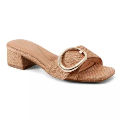 Easy Spirit Roxana eFlex Slip-on Square Toe Dress Sandals | Belk