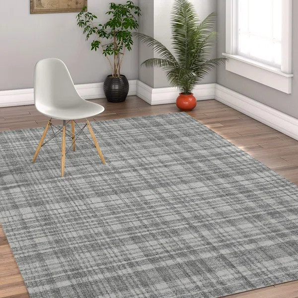 Hand Tufted Wool Plaid Indoor Rug | Wayfair North America