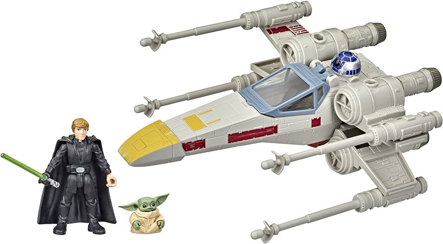 STAR WARS Mission Fleet Stellar Class Luke Skywalker & Grogu X-Wing Jedi Search & Rescue 2.5-Inch... | Amazon (US)