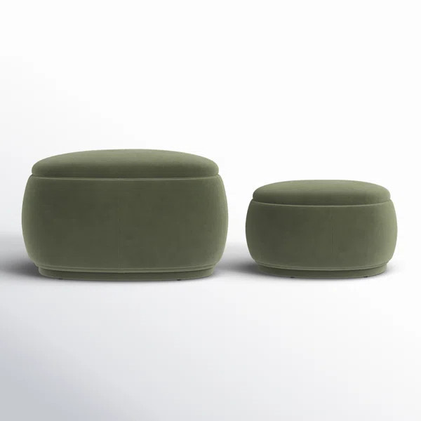 Hoya 2 - Piece Upholstered Storage Ottoman | Wayfair North America