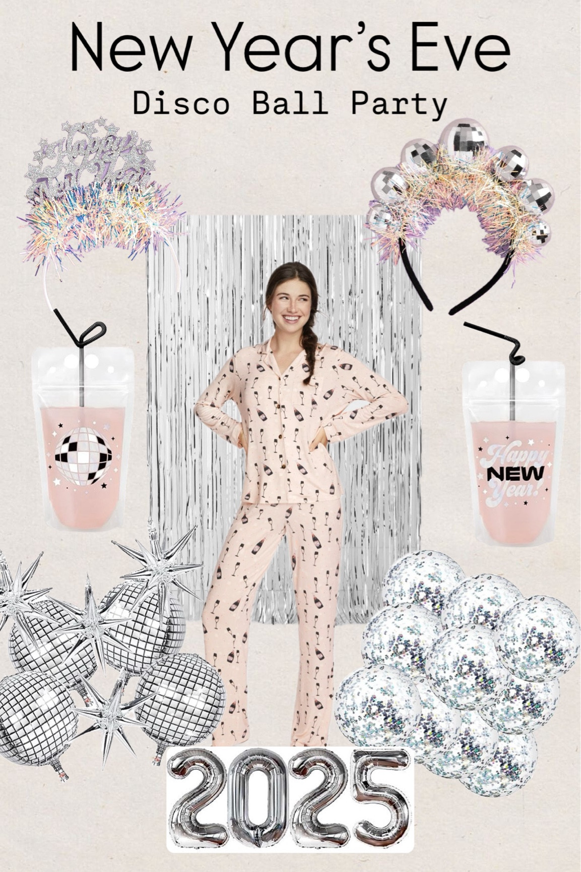 New Year’s Eve 
Disco ball party
Girls night
Party Decor
NYE party
Party decor
Party supplies
Drink pouches
Amazon 

#LTKHome #LTKFindsUnder50 #LTKParties