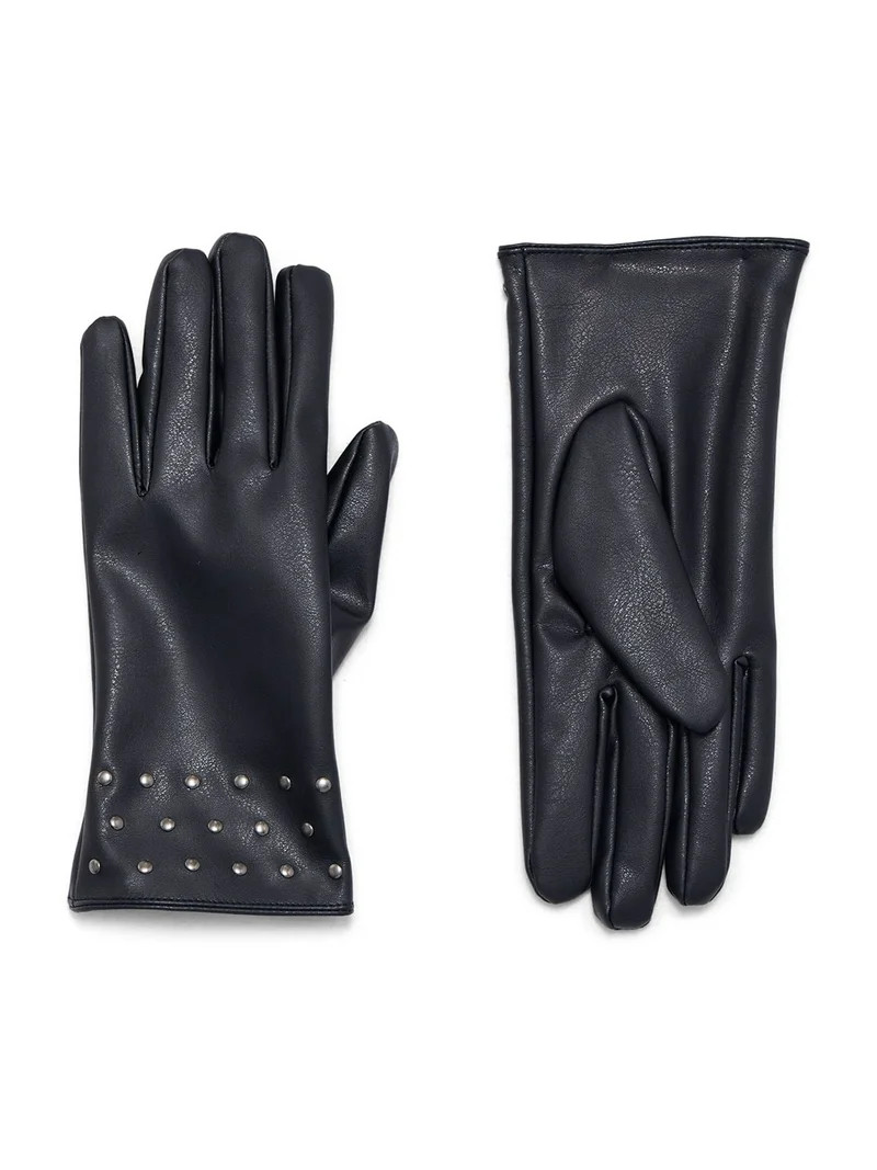 Time and Tru Pu Studs Gloves | Walmart (US)