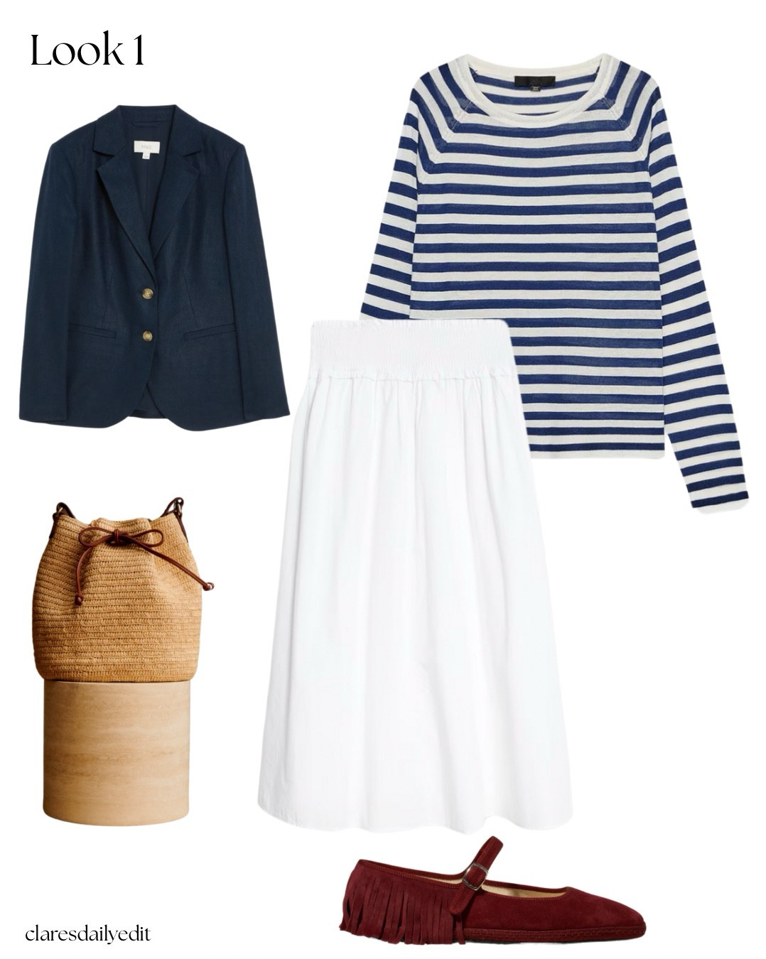 Every Outfit Ideas / Summer style 

Effortless style 
Everyday looks 
Ways to wear 
Summer style 
White midi skirt
Suede neutral bag 
Stripe top
Outfit ideas 
Linen blazer 

#LTKsummer #LTKuk #LTKstyletip