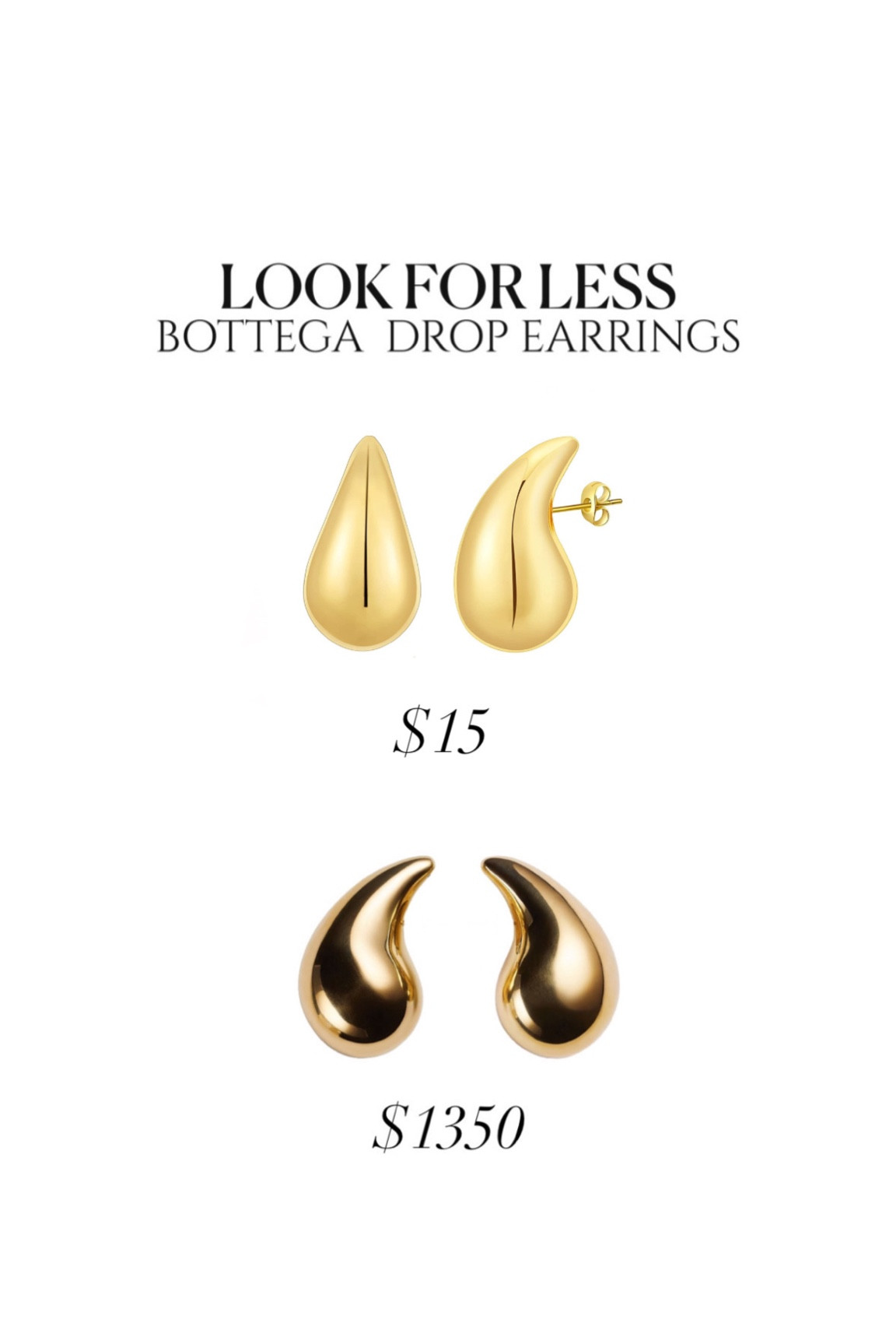 Bottega veneta drop earrings dupe 💗 look for less, designer earrings, gold earrings gold statement earrings silver earrings designer jewelry 

#LTKsalealert #LTKunder50 #LTKstyletip