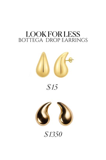 Bottega veneta drop earrings dupe 💗 look for less, designer earrings, gold earrings gold statement earrings silver earrings designer jewelry 

#LTKsalealert #LTKunder50 #LTKstyletip