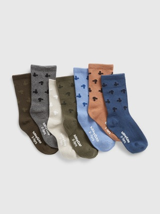 babyGap | Disney Mickey Mouse Crew Socks (7-Pack) | Gap (US)