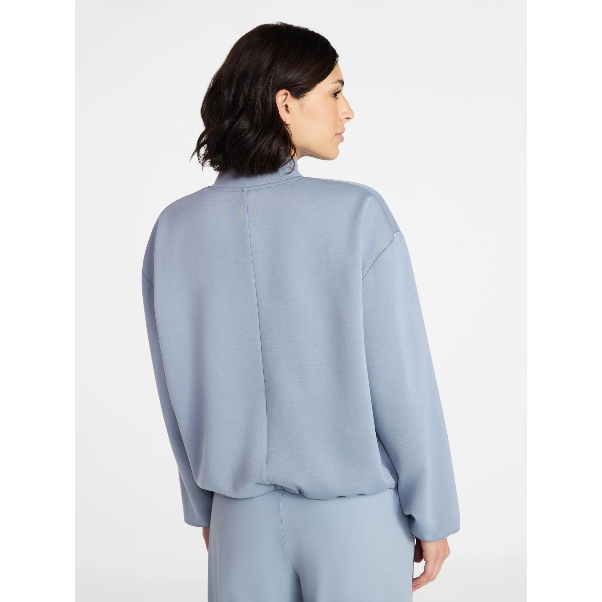 Avia Women's ScubaKnit Bubble Hem Bomber Jacket, Sizes XS-XXXL | Walmart (US)