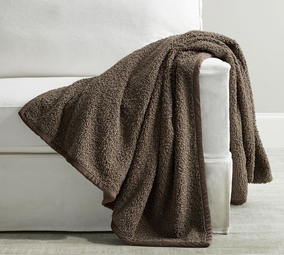 Cozy Teddy Faux Fur Throw | Pottery Barn (US)