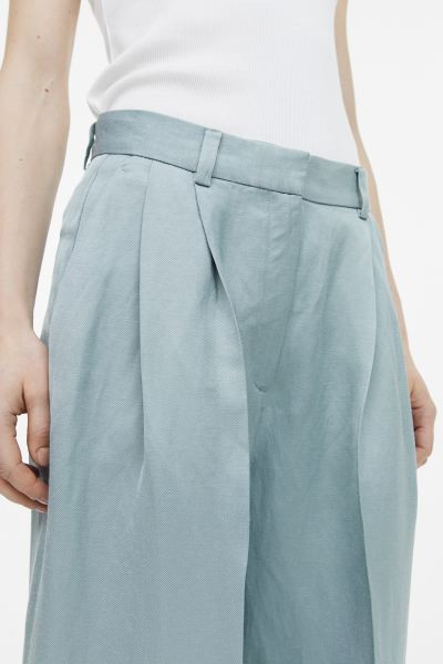 Linen-blend Dress Pants | H&M (US + CA)