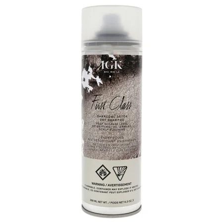 IGK First Class Charcoal Detox Dry Shampoo 6.3oz (Pack of 2) | Walmart (US)