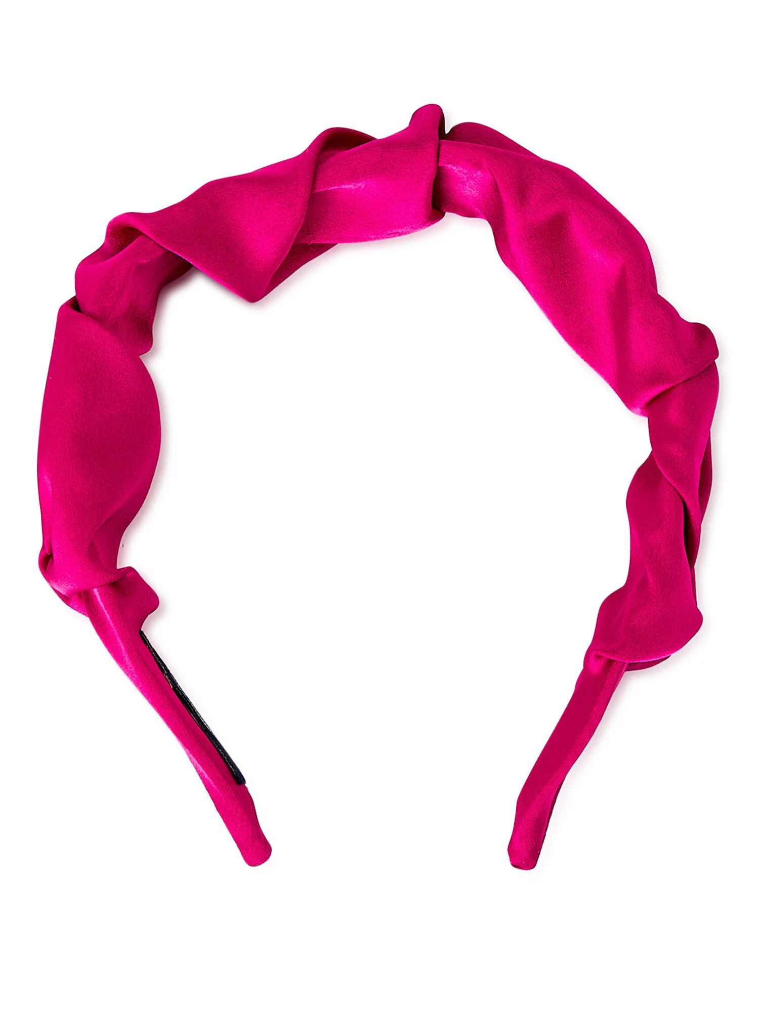 Scoop Women’s Ruffled Headband, Soft Headband, Ruffled and Soft Material, Pink Headband - Walma... | Walmart (US)