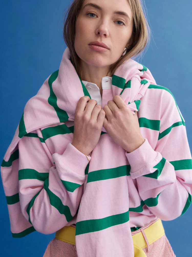 J.Press x Alex Mill Rugby Striped Shirt In Cotton | Alex Mill