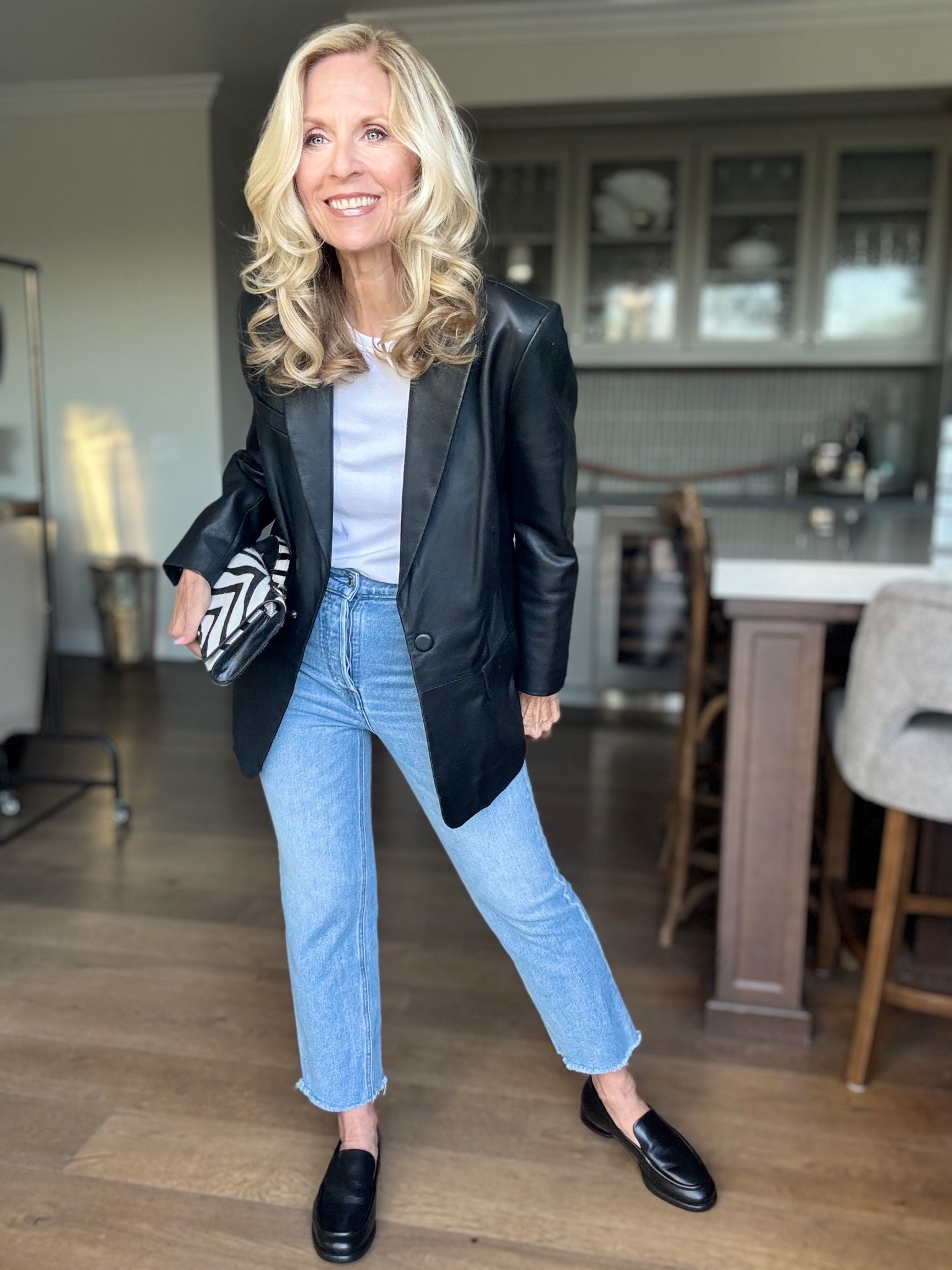 Gotta love a great loafer and a luxury lookalike!

It is a shoe I usually don’t wear but I do love the simple and timeless structure of this one. I especially love them with this simple jean outfit.

This one is a great dupe that I found on Amazon that looks just like the designer Kh**t*

Swipe to see the comparison. I’ll link them for you.

Follow me for more 50+ style inspiration.



#LTKgrwm #LTKootd #LTKOver40