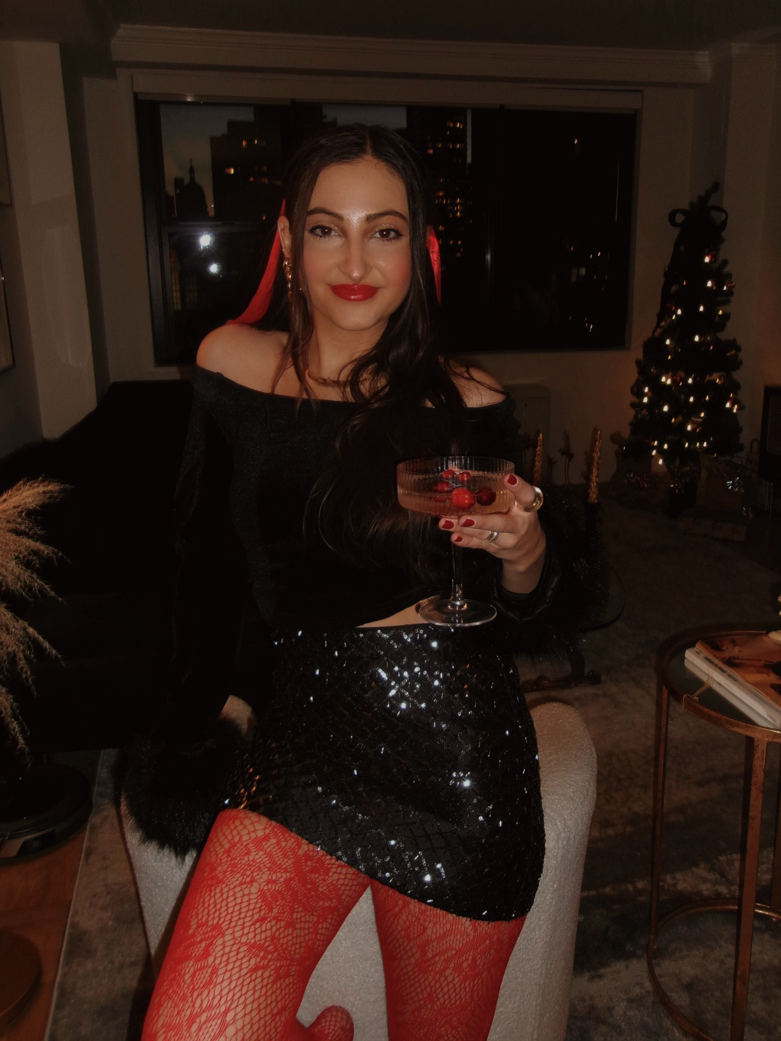 holiday soirée
🤎🪩🎞️❣️🥂💫✨ 

#LTKStyleTip #LTKParties #LTKHoliday