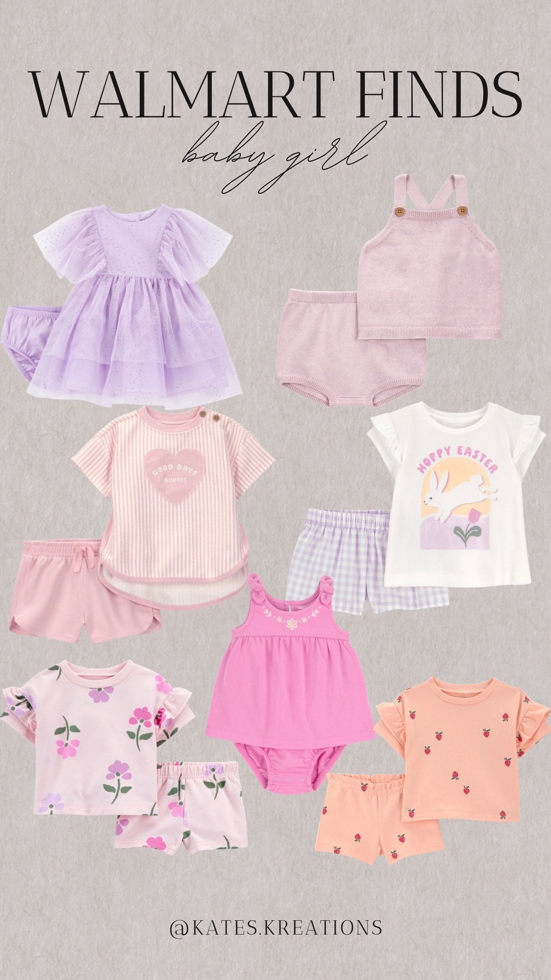 New spring bay girl finds from Walmart! Loving these girly options for spring & summer! 

#LTKKids #LTKBaby #LTKBump