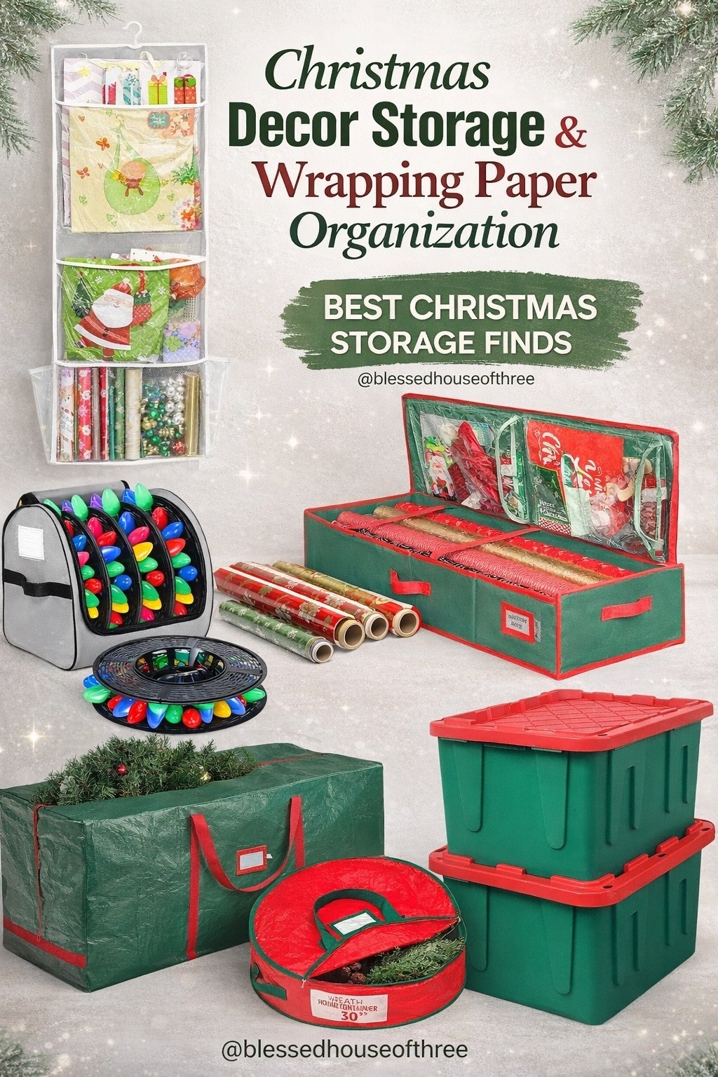 The easiest way to organize Christmas décor once and never stress next year. These holiday storage finds keep ornaments protected, lights tangle-free, wrapping paper wrinkle-free, and everything neatly stored so cleanup is faster and decorating is actually enjoyable again.

Christmas decor storage organization, holiday storage solutions, ornament storage containers, wrapping paper organization ideas, Christmas storage bins, holiday decor organization tips, gift wrap storage organizer, wreath storage bag, Christmas light storage reels, seasonal home organization, post holiday cleanup ideas, Christmas storage for small spaces, garage holiday organization, closet Christmas storage, best holiday storage containers, aesthetic holiday storage, easy Christmas decor cleanup, organize Christmas decorations efficiently, holiday organization must haves, Christmas storage ideas that last


#LTKSeasonal #LTKHoliday #LTKFindsUnder50