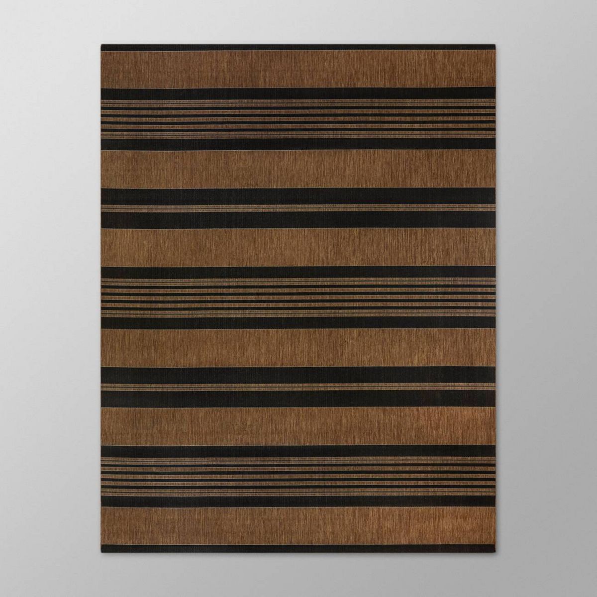 7'10"x10' Stripe Outdoor Rug Brown - Threshold™ | Target