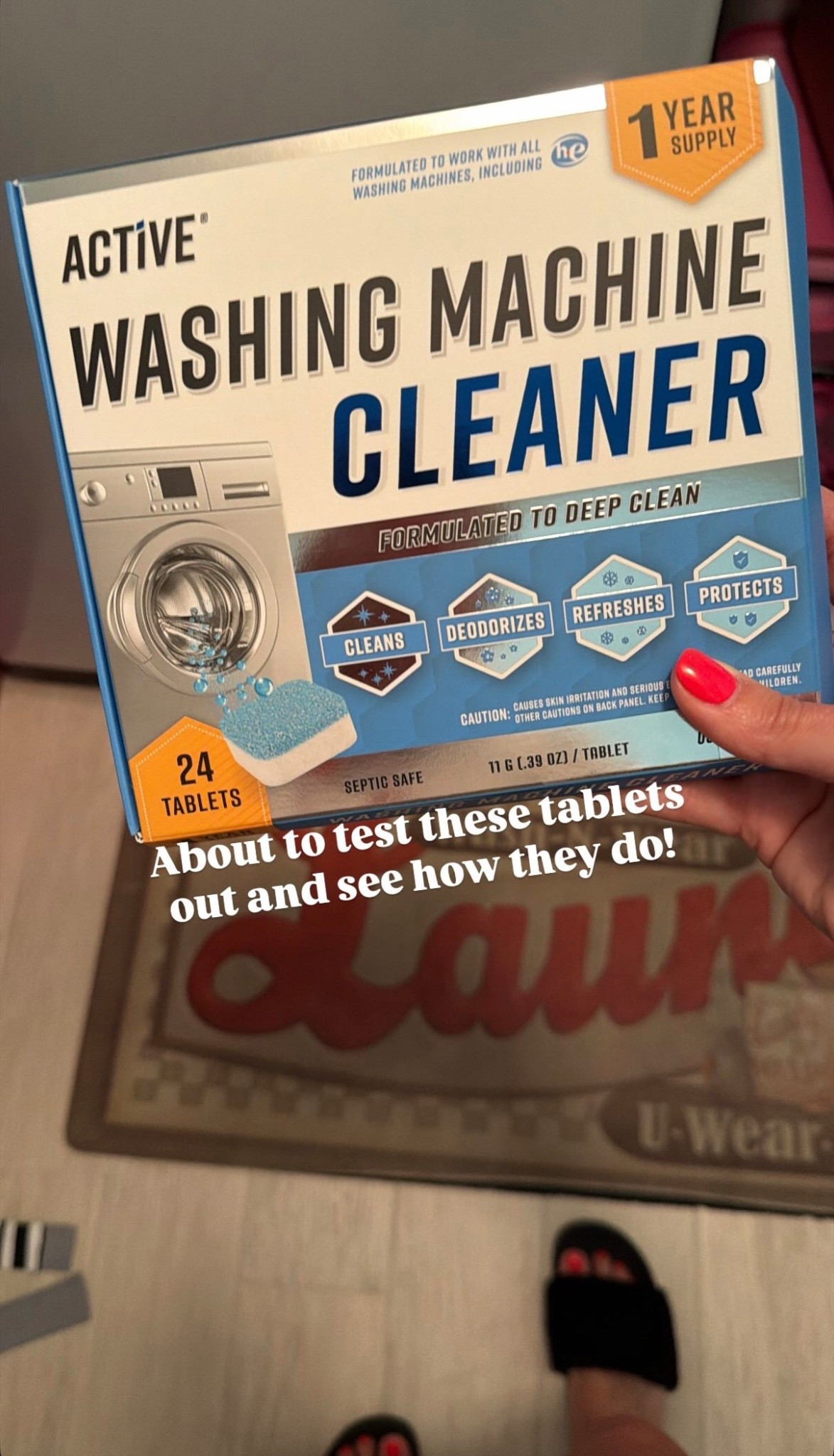 Washing machine cleaner tablets on sale! 

#LTKHome #LTKSaleAlert