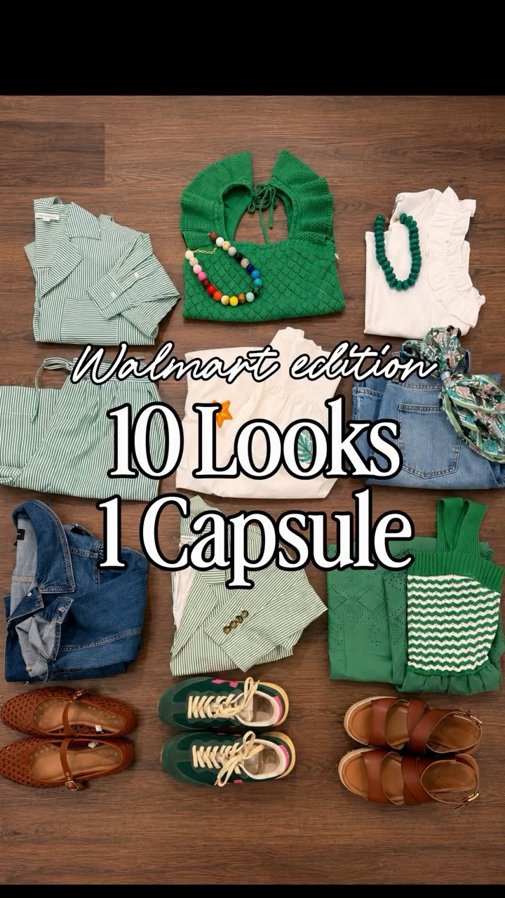 Comment WALMART and I’ll send you every link! 

I challenged myself to create multiple looks using just a handful of mix-and-match pieces, and this green capsule did not disappoint. From casual denim days to teacher-ready outfits and weekend looks, every piece works together so you get more wear out of every purchase.

Everything is from Walmart, affordable, and easy to mix, match, and repeat.

Walmart fashion, Walmart capsule wardrobe, teacher outfits, affordable style, mix and match outfits, back to school fashion, teacher wardrobe, capsule closet, outfit ideas, green capsule wardrobe, Walmart finds, everyday style, workwear outfits, casual chic, budget-friendly fashion.

 ⬇ https://liketk.it/6i7vu