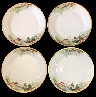 (Set of 4) CHARTER CLUB Grand Buffet Holly Berry 11.50" Dinner Plates NEW  | eBay | eBay US