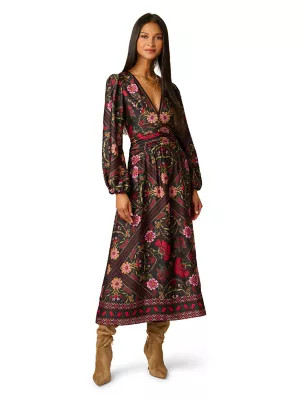 Printed midi dress | Belk
