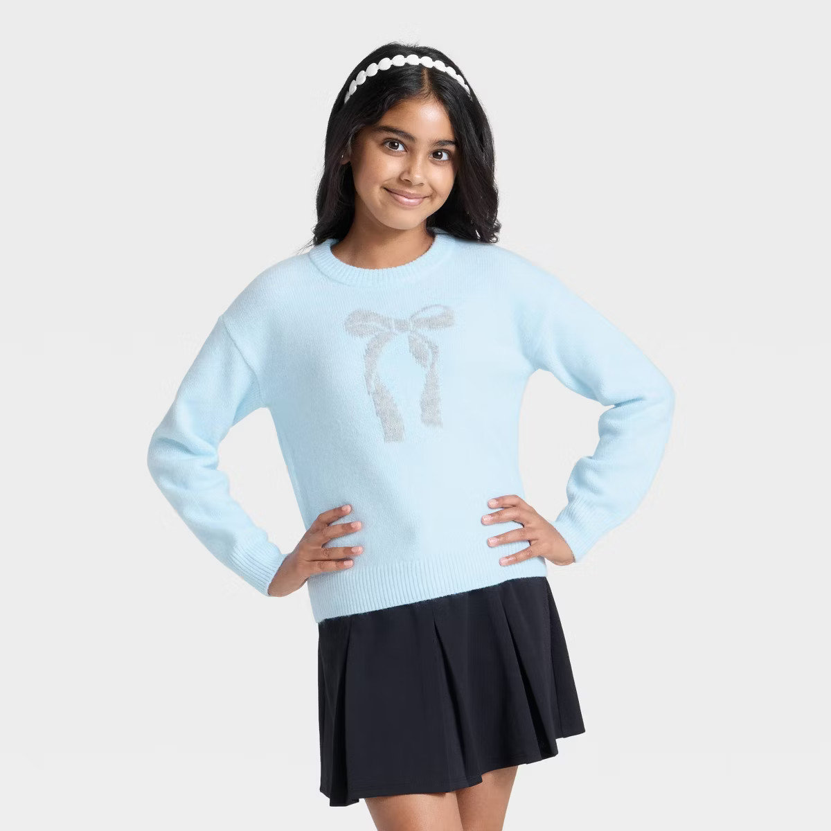 Girls' Graphic Pullover Sweater - Cat & Jack™ | Target