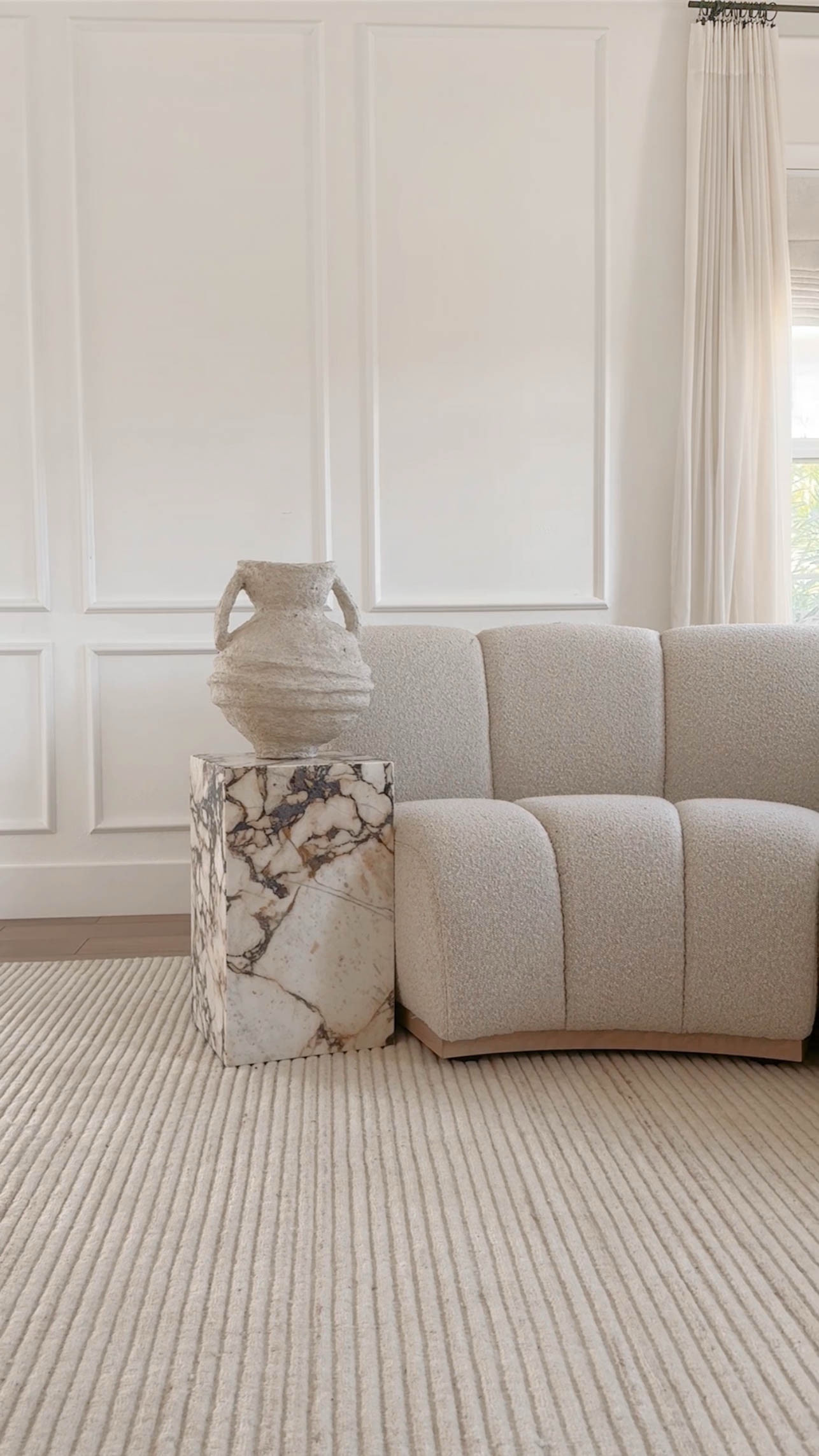 Finding the right rug is weirdly one of the hardest parts of designing a space… but this one did it. 🤍
 The Quinton Wool Blend Rug from @edwardmartinhome was the missing piece—soft, neutral, and the perfect texture to warm up the room without overwhelming it. 
It pulled everything together and made the space feel finished in the best way.

shop my rug on @shop.ltk (🔗 in bio) or comment “RUG” for a link sent straight to your DM.

Use code EVA for 10% off 🤍
.
.
.
#ad #EdwardMartinHome #neutralvibes #modernorganic #californiacasual #creamrug #interiorinspo #rugstruggleisreal #casachicollo #softminimalism #warmneutrals #cozyinteriors #elevatedliving #naturalstyle #interiorstyling #collectedhome #casachicollo

#LTKHome