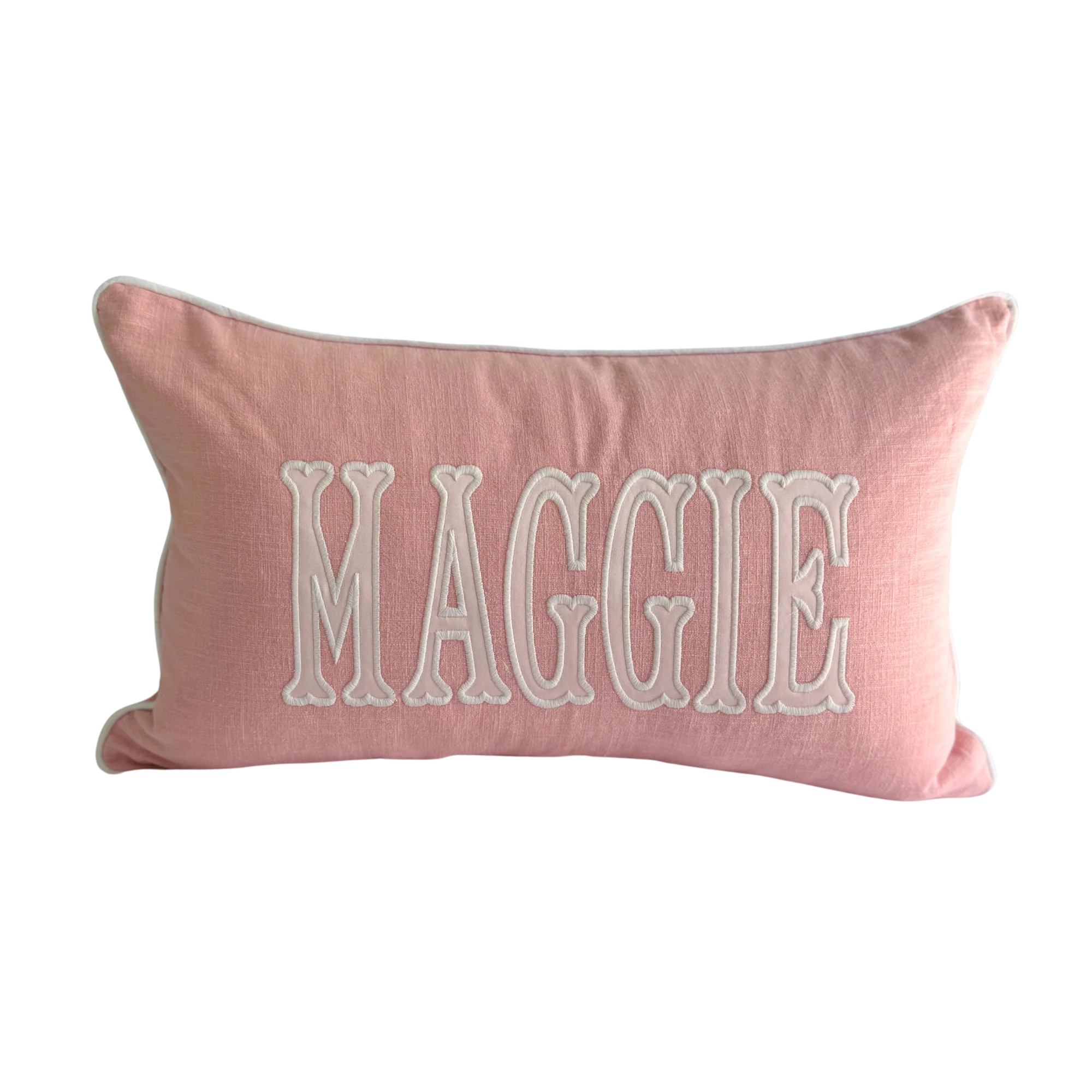 12x20 Colored Classic Pillow Cover | Rooney Embroidery