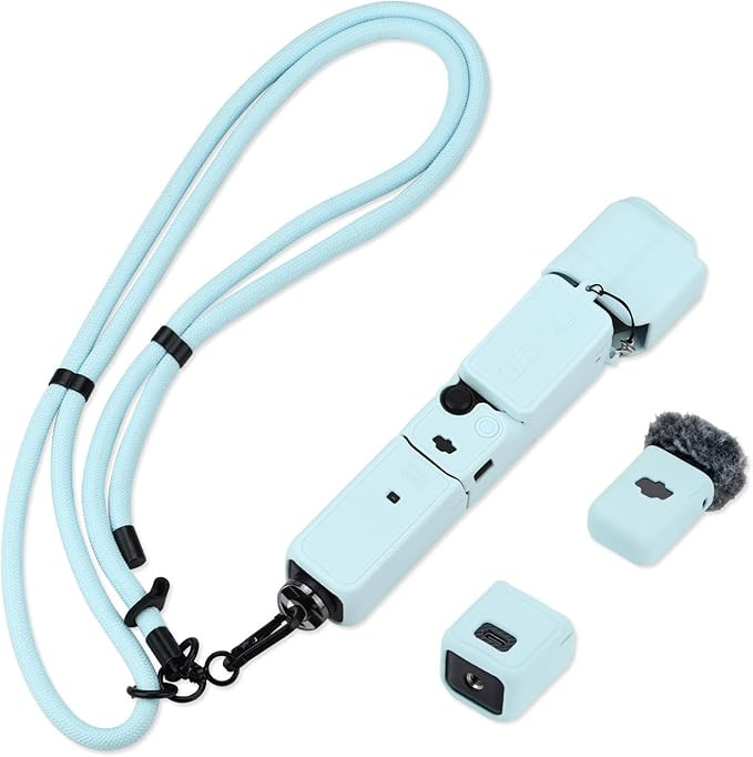 Pocket 3 Silicone Cover & Lanyard Strap, Protective Case for DJI Osmo/Xtra Muse Accessories | Amazon (US)