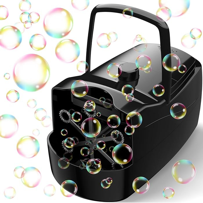 Bubble Machine, Automatic 18000+ Per Minute Big Bubbles Blower Maker for Kids Toddlers with 2 Spe... | Amazon (US)