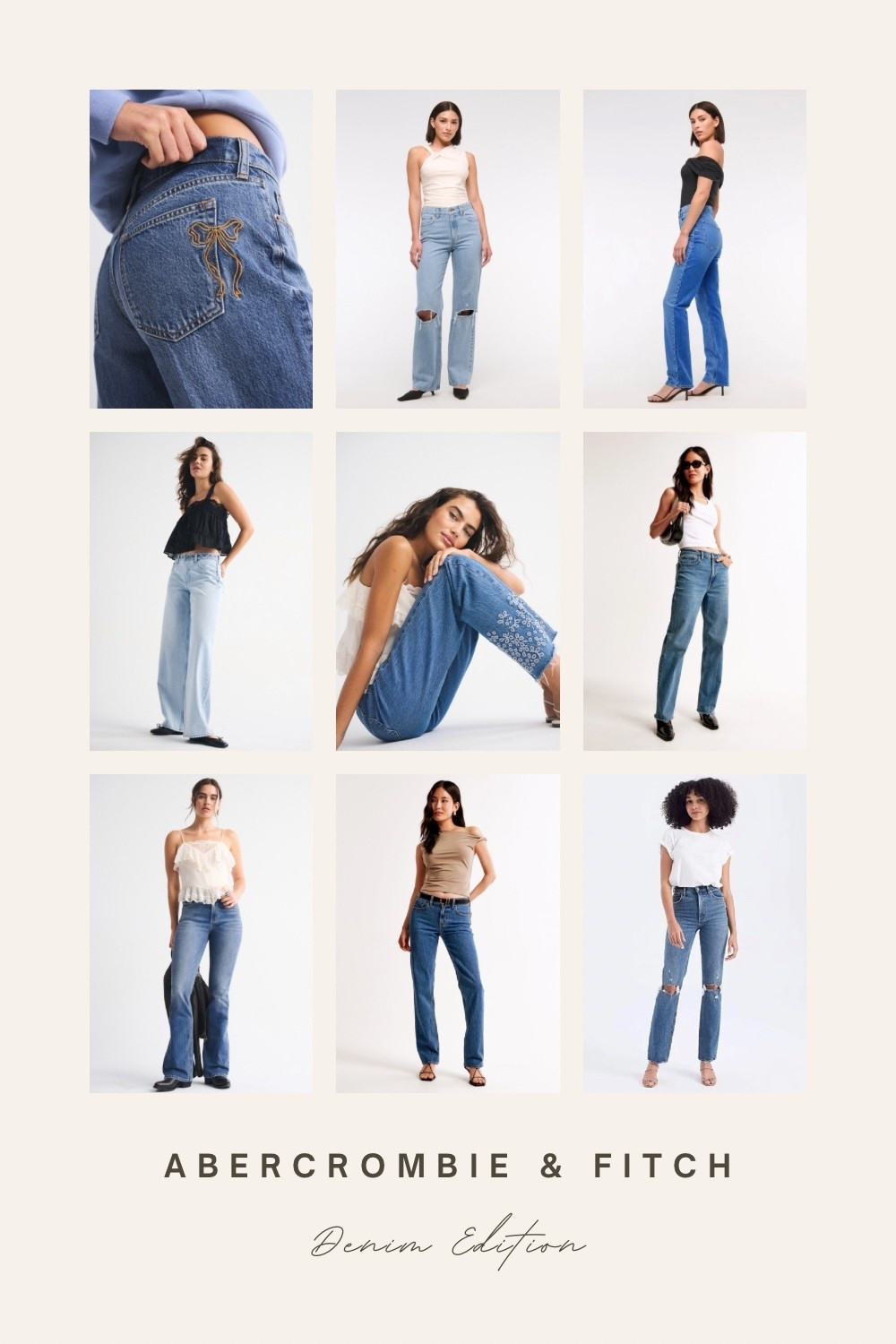 Abercrombie & Fitch- denim edition   They have regular and curve love depending on your body shape also multiple different lengths. As a short gal, I love this part. 
#denim #curvelove #winterapparel 

#LTKPetite #LTKgrwm #LTKootd