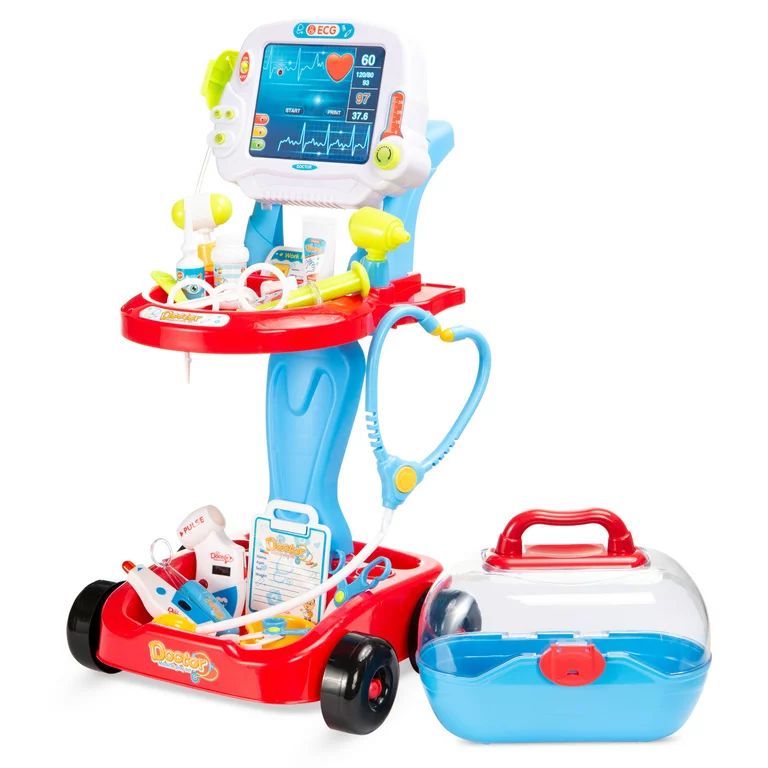 Best Choice Products Play Doctor Kit for Kids, Pretend Medical Station Set with Carrying Case, Mo... | Walmart (US)