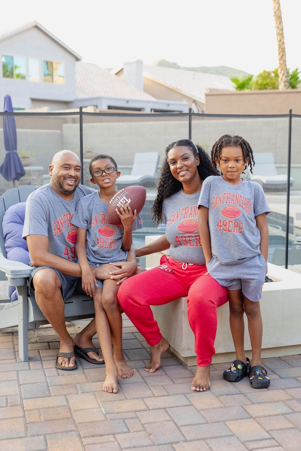 Fall Family Photos | We are ready to cheer on our favorite team! Niner Gang!! 

#LTKActive #LTKFamily #LTKKids