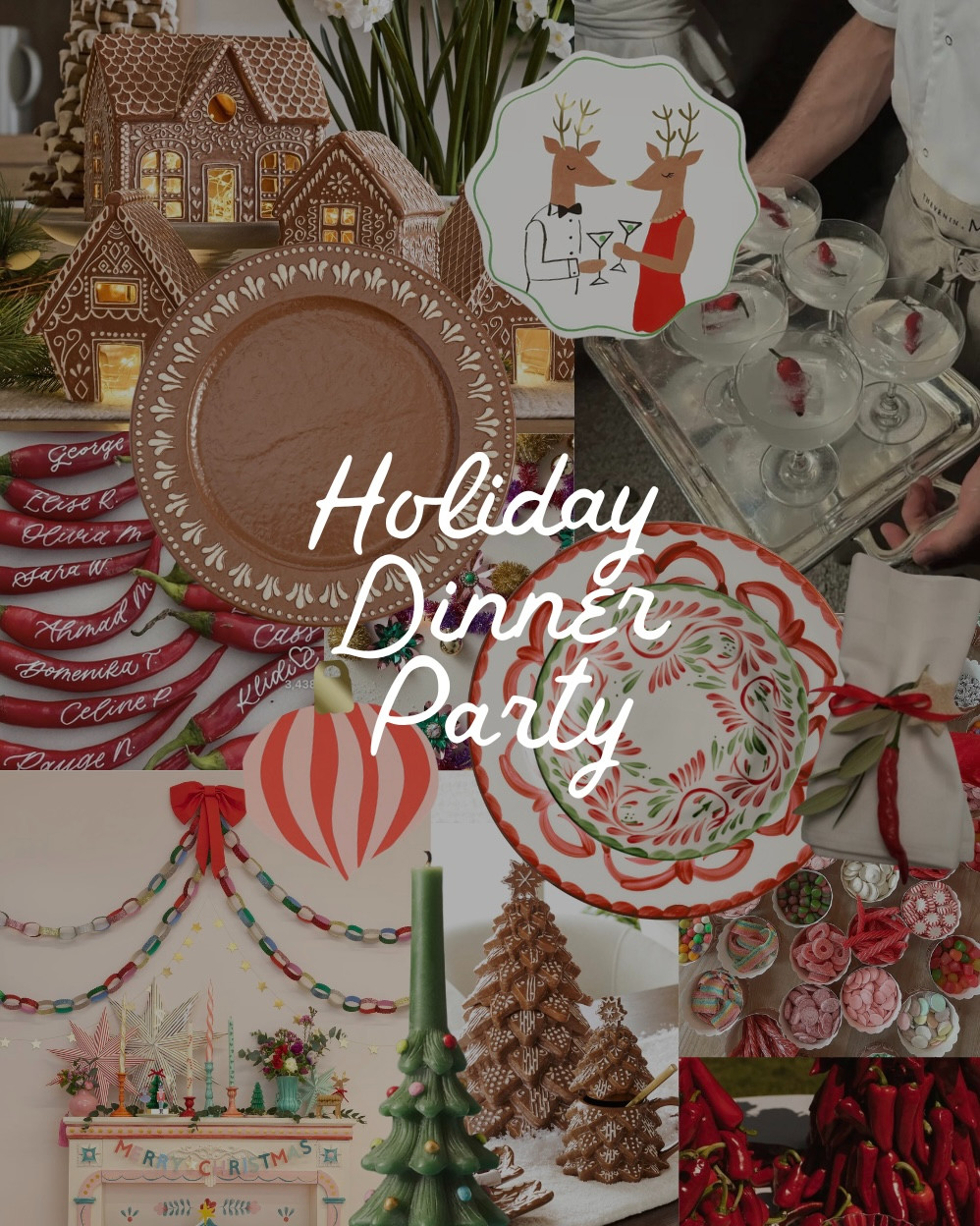 Holiday Dinner Party Inspo!! Switch up your traditional christmas theme for one of our fun ideas!! 

 #LTKHoliday #LTKSeasonal #LTKHome