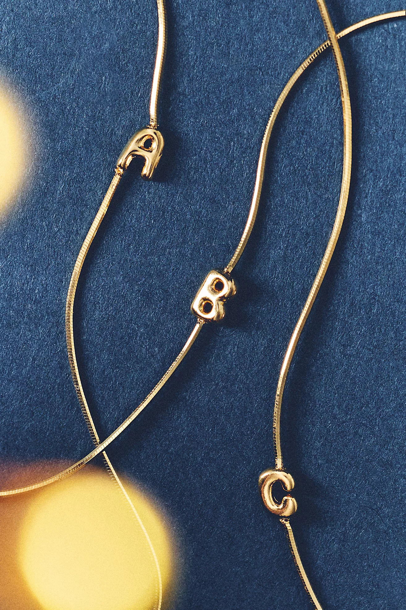 Barely There Bubble Monogram Necklace | Anthropologie (US)