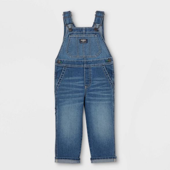 OshKosh B'gosh Toddler Boys' Denim Overalls - Blue | Target
