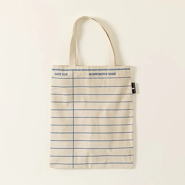 Library Card Tote Bag | UncommonGoods