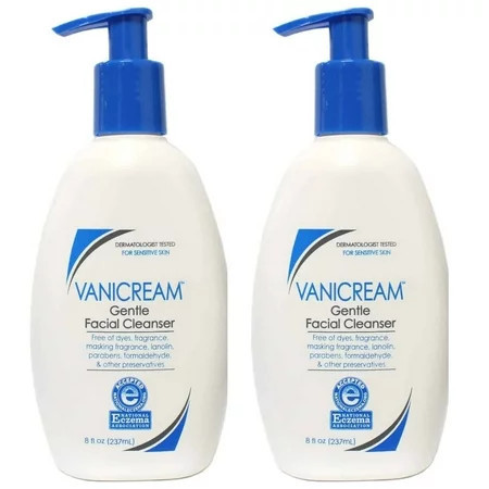 Vanicream Gentle Facial Cleanser For Sensitive Skin-Gluten Free 8 oz (Pack of 2) | Walmart (US)