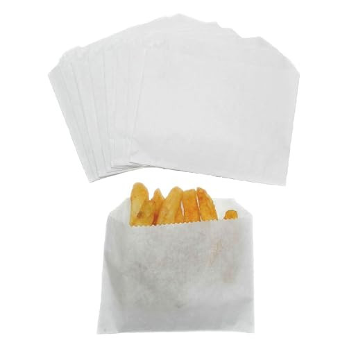 Regency Wraps Grease Resistant Serving Bag For Outdoor Entertaining, French Fry Bag, Pack of 50 | Amazon (US)