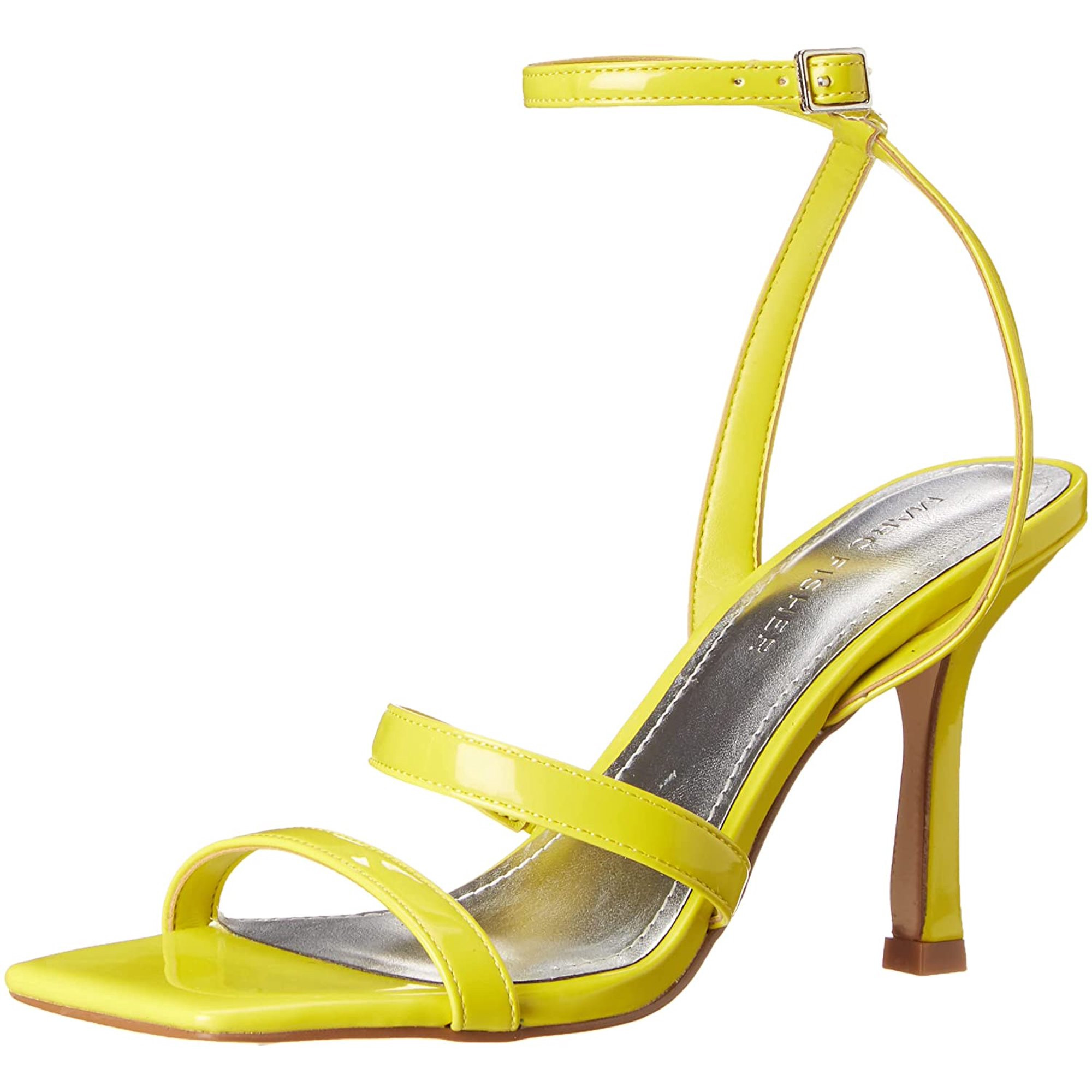 Marc Fisher Womens Deric Heeled Sandal 6 Yellow | Walmart (US)