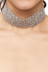 Rhinestone Statement Choker Necklace | Forever 21 (US)