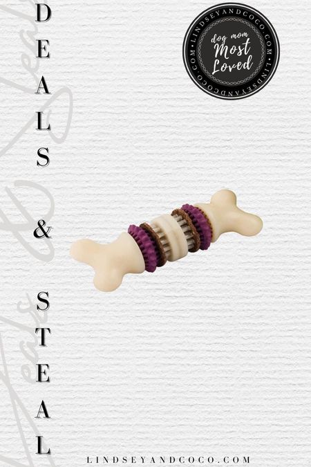 PET ESSENTIALS: Canine Dental Care
Bristle Bone Dog Teeth Cleaning Toy with treat rings included  

#LTKunder50 #LTKhome #LTKGiftGuide