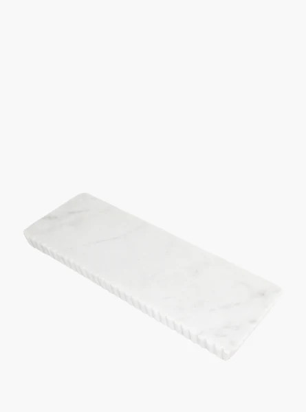 Marble Vanity Tray with Scalloped Edge | The Style Edit Collective