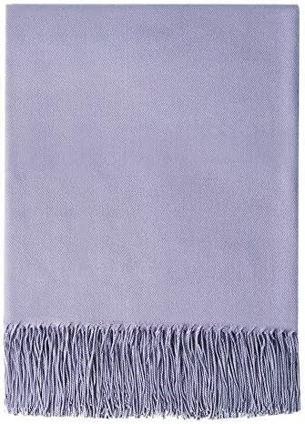 Bourina Faux Cashmere Throw Blanket Lightweight Soft Cozy for Bed or Sofa Decorative Blankets,50"... | Amazon (US)