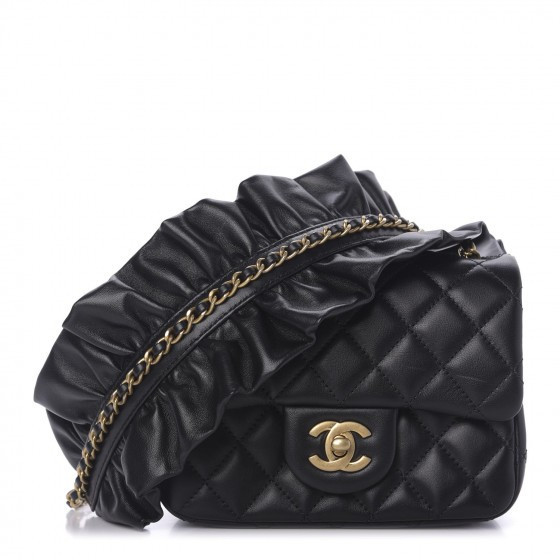 CHANEL

Lambskin Quilted Mini Romance Square Flap Black | Fashionphile