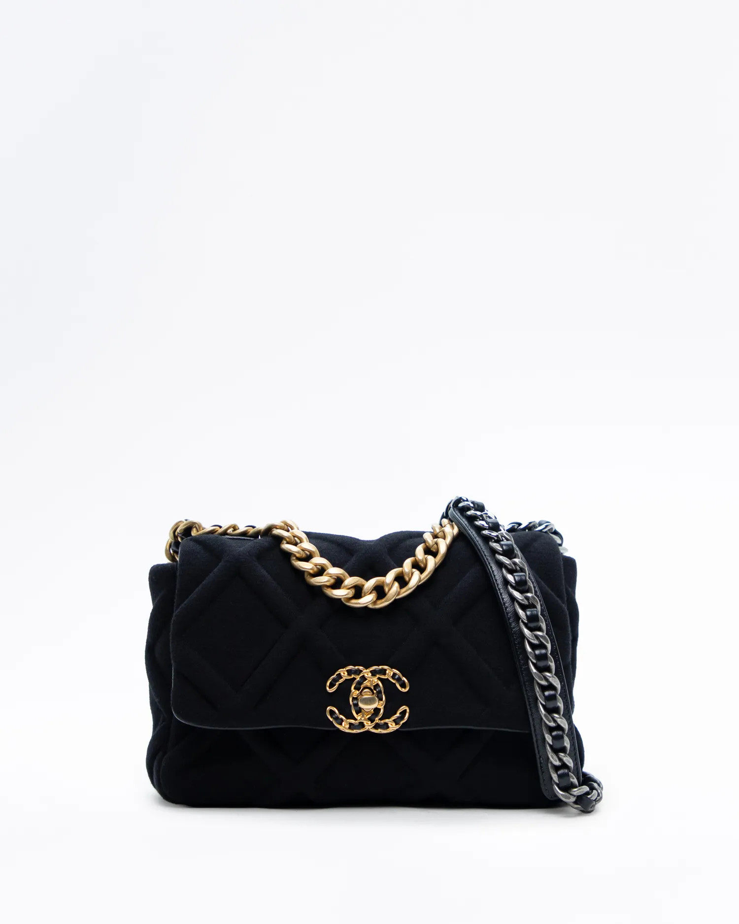 Jersey Chanel 19 Flap Bag | Vivrelle