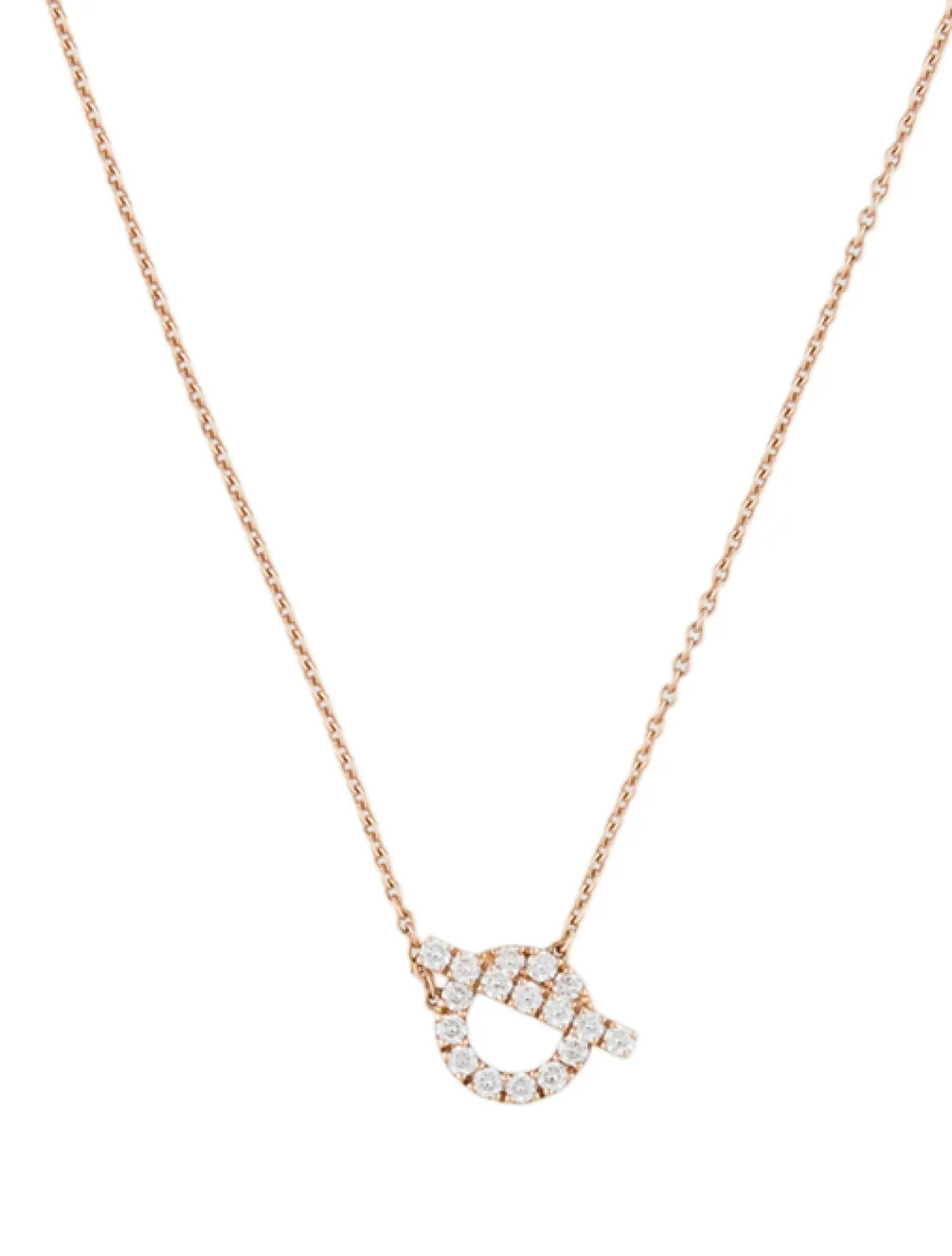 18K Diamond Finesse Pendant Necklace | The RealReal